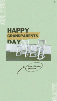 Grandparent's Rocking Chair Facebook Story Design