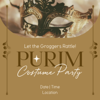 Purim Costume Party Instagram post Image Preview