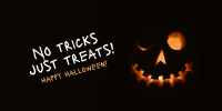 No Tricks Halloween Twitter post Image Preview