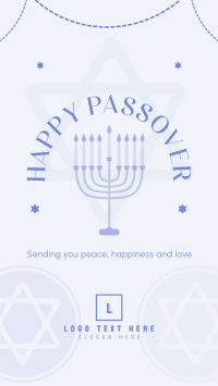 Happy Passover Greetings YouTube Short Design