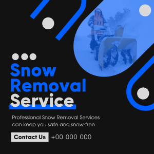 Minimal Snow Removal Instagram post Image Preview