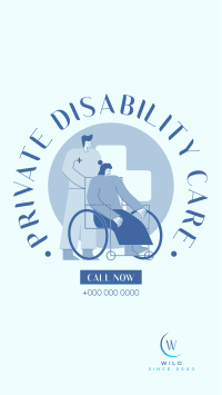 Nurses for the Disabled Instagram Story Design