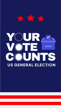 Vote Matters Facebook Story Design