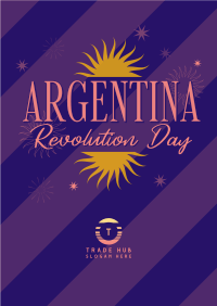 Argentina Revolution Day Poster Design