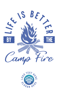 Camp Fire Instagram Reel Design