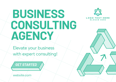 Your Consulting Agency Postcard Image Preview