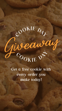 Cookie Giveaway Treats YouTube Short Design