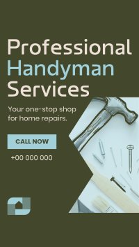 Handyman Home Repairs Instagram Reel Preview