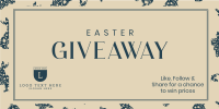 Blooming Bunny Giveaway Twitter Post Design