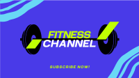 Fitness Channel YouTube Banner Image Preview