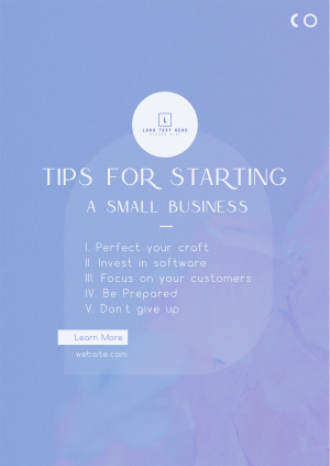 5 Tips For Business Poster Image Preview