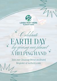 Mother Earth Cleanup Drive Flyer Design