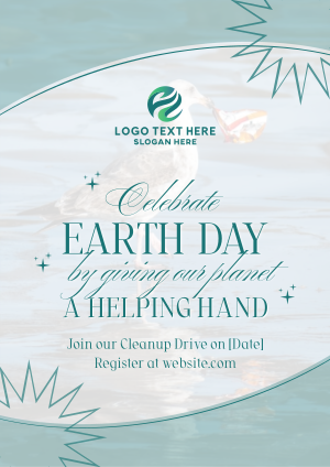 Mother Earth Cleanup Drive Flyer Image Preview