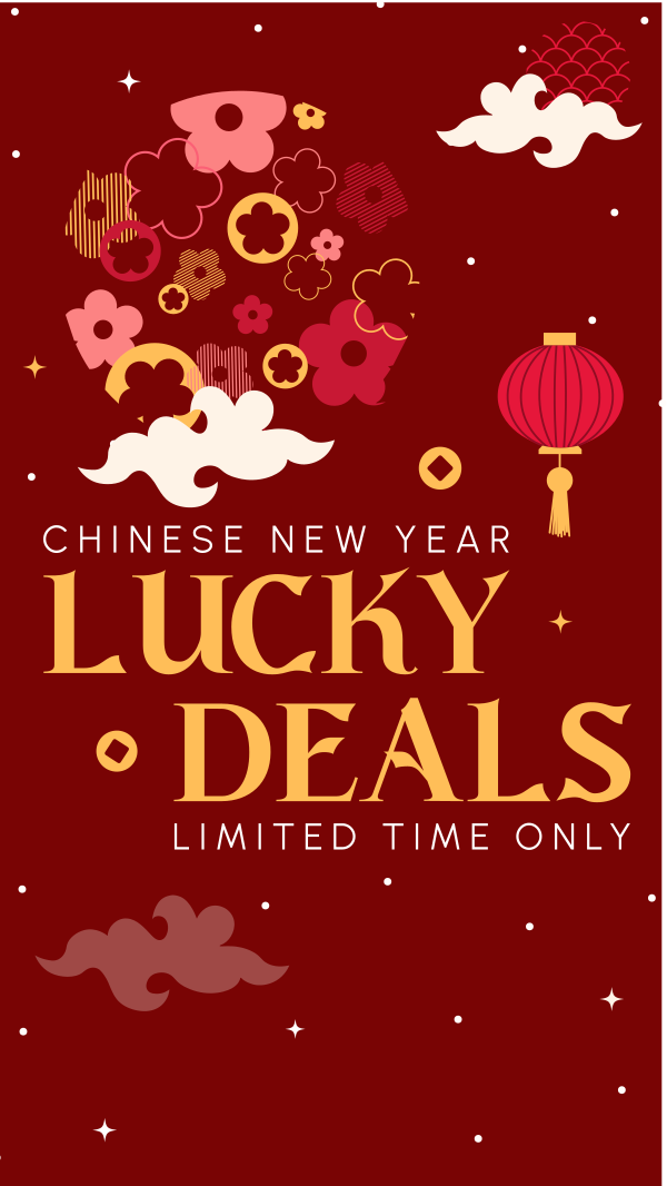 Cute Lucky Deals Facebook Story Design Image Preview