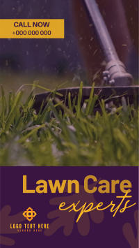 Lawn Care Experts Facebook story Image Preview