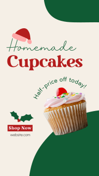 Cupcake Christmas Sale Instagram story Image Preview