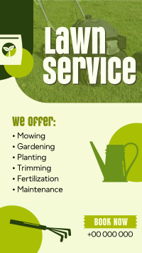 Lawn Care Professional Facebook story Image Preview