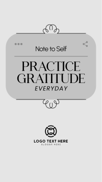 Positive Self Note Instagram reel Image Preview