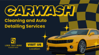 Carwash Cleaning Service Animation Image Preview