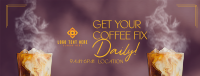 Coffee Pickup Daily Facebook Cover Design