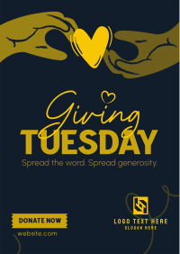 Give back this Giving Tuesday Flyer Image Preview