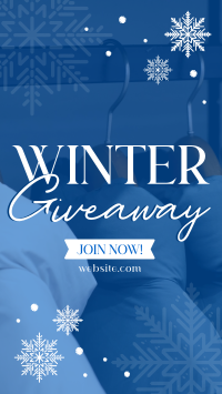 Winter Snowfall Giveaway TikTok video Image Preview