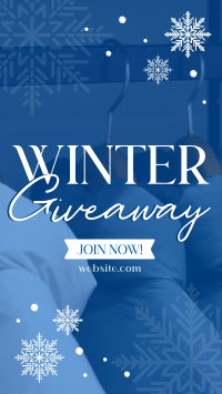 Winter Snowfall Giveaway TikTok Video Image Preview