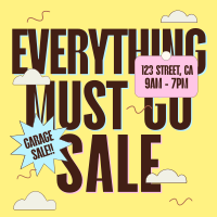 Garage Sale Quirky Instagram post Image Preview