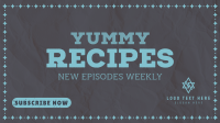 Yummy Recipes Animation Design
