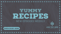 Yummy Recipes Animation Preview