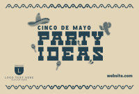 Cinco de Mayo Stickers Pinterest Cover Design