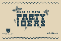 Cinco de Mayo Stickers Pinterest board cover Image Preview