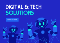 Digital & Tech Solutions Postcard Image Preview