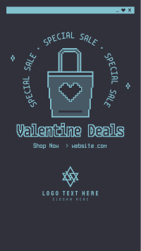 Pixel Shop Valentine Instagram story Image Preview