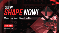 Get In Shape Facebook Event Cover Design