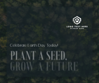 Plant Seed Grow Future Earth Facebook Post Preview