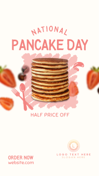 Berry Pancake Day Instagram story Image Preview