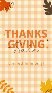 Thanksgivings Checker Pattern Instagram reel Image Preview