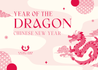 Year Of The Dragon Postcard Image Preview