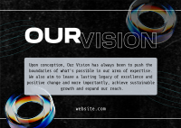 Futuristic Our Vision Postcard Image Preview