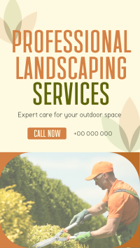 Professional Landscape Services Facebook story Image Preview