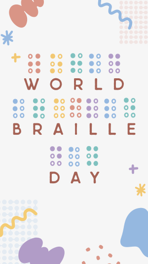 Braille Day Doodle Facebook story Image Preview