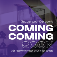Fitness Gym Opening Soon Instagram Post Design