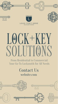 Luxury Locksmith Services TikTok Video Preview