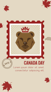 Bear Canada Facebook Story Design