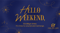 Weekend Greeting Quote Animation Design