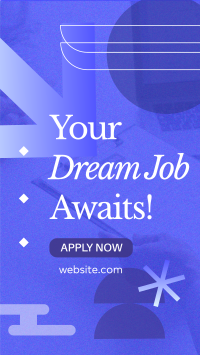 Apply your Dream Job TikTok video Image Preview