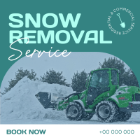 Snow Remover Service Instagram Post Design