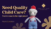 Childcare Service Facebook Event Cover Design