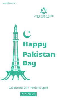 Happy Pakistan Day Instagram Story Design